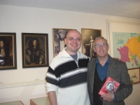 Con Anton Oetzelt responsabile del Museo Permanente su Raimondo Montecuccoli ad Hafnerbach dal 1980.