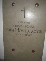 Lapide di Raimondo Montecuccoli - Vienna Chiesa Am Hof