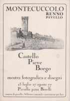 copertina della pubblicazione legata alla mostra su Montecuccolo del 1977