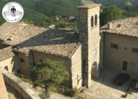 La chiesa vista dalla Torre di Piazza.