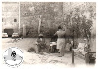 Il borgo di Montecuccolo nei primi anni '50