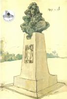 Raimondo Montecuccoli - Bozzetto Graziosi 1909