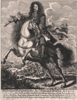 (post 1668) Raimondo Montecuccoli - Ritratto Equestre  